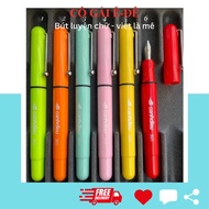 Canh Dieu 301 handwriting pen with F sharpened nib writes bold, slender strokes