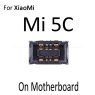 2ชิ้นที่หนีบแบตเตอรี่ผู้ถือหมุดสัมผัสคอนเนคเตอร์ FPC สำหรับ Xiaomi Mi 5C 5S บวก F1 8 9 SE A2 Lite Redmi S2 6 6A บนชิ้นส่วนซ่อมเมนบอร์ด