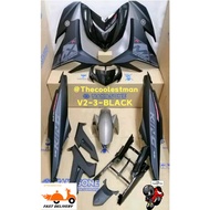 🔥READY STOCK❗️ Yamaha Y15ZR V2 Y15 V2 MX KING 150 (Black) Body Cover Set Coverset