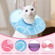 Foldable Cat Cone Collar Soft, Cue Cat Recovery Collar After Surgery Waterproof Neck Cone, Lightweig