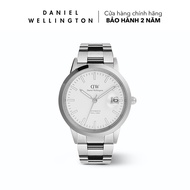 Đồng hồ Nam Daniel Wellington Dây Da - DW00100754 Iconic Automatic Link S Mặt Bạc 40mm