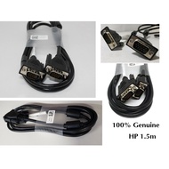 New HP VGA Male to Male 1.8m Computer Monitor TV Cable 924318-003 AWM 6 FT 15 pins M to M RGB Signal