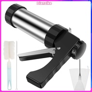 Churrera Churro Maker Machine Stainless Steel Churro Maker Kit with 3 Different Tips Piping Nozzle H