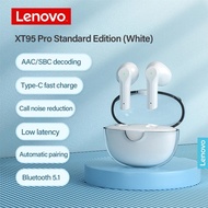 XT95PRO headset Bluetooth Lenovo, tidak bercahaya standar, untuk