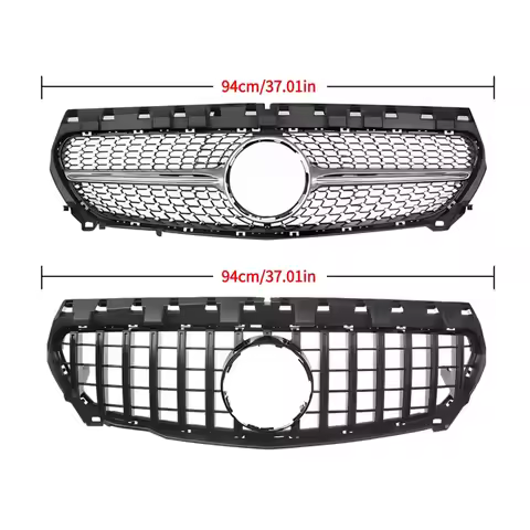 Front Grille Bumper Grill Tuning Accessories For Mercedes CLA C117 W117 2013-2019 CLA180 CLA200 CLA2