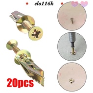 ELO11 20pcs with Screws Durable Wall For Plasterboard Self-Tapping Screw