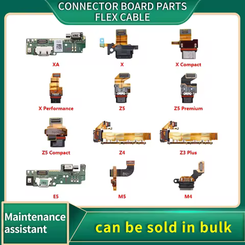 Charging Port Connector Board Parts Flex Cable For Sony Xperia XA X M5 M4 E5 Z3 Z4 Z5 Compact Premiu