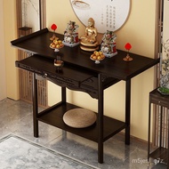 HY-$ Altar Altar Household Incense Burner Table Entrance Cabinet New Chinese Shrine God of Wealth Clothes Closet Supply