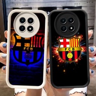 DK-62 FC Barcelona logo Silicone Casing black and white for Realme Narzo 13 70 12 12X 70Pro5G C65 Pl