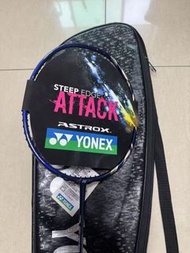 【全新包穿線】YONEX尤尼克斯 天斧 AX99 全碳素羽球拍 耐打進攻型 寶石藍