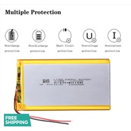 3.7V 10000mAh 1260100 Lithium Polymer Li-Po li ion Rechargeable Battery Lipo cells For Electrograph 