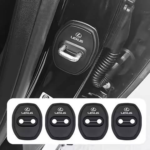 4pcs Car Door Lock Protective Silione Cover Accessorie For Lexus ES NX IS RX GX470 LS400 LX470 LX570