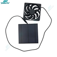 20W Solar Panel Fan Cooling Exhaust Fan For Dog House Chicken Coop Shed Outside IP65 Waterproof Sola