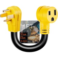 Kabel Penyesuai Pengimpal NEMA 14-30P ke 6-50R, Palam Lelaki Pengering 30 Amp 4 Cabang ke Penyambung