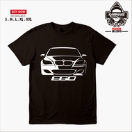 Baju Karimake BMW E60 Car T-Shirt Automotive T-Shirt