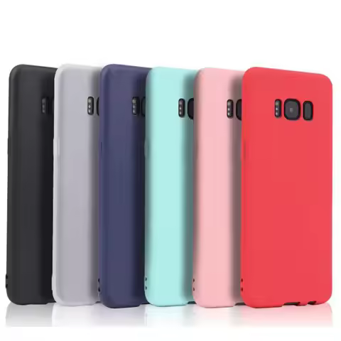 Case For Samsung Galaxy S8 S9 S10 S20 Ultra A6 A7 A8 A9 2018 S20 Plus A10 A20 A30 A50 A70 Matte Sili