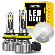 AUXITO 2PC H11/H16 LED Headlight for Car White 60W 12000LM LED Fog Light 6500K Cool White