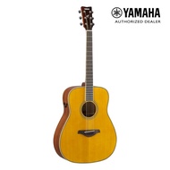 yamaha fgta gitar transacoustic / gitar akustik elektrik yamaha fgta - vintage tint