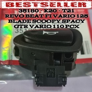 TOMBOL 35180-K20-T21 HORN SWITCH BUTTON REVO BEAT FI BLADE SCOOPY SPACY VARIO 125 150 ESP GTR SUPRA 