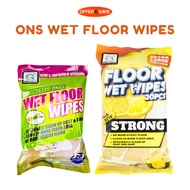 ONS Disposable Wet Floor Wipes Sheet / Lemongrass Wipes / Lemon Wipes