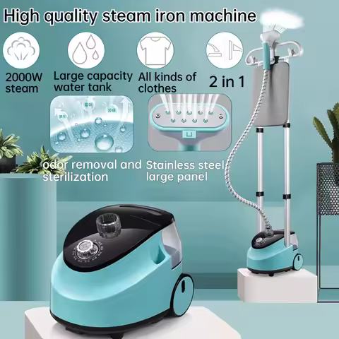 Adjustable 3-Layer Steam Hanging Ironing Machine, Flat Ironing/Hanging Ironing, Large Capacity Water