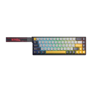 KEYBOARD (คีย์บอร์ด) AULA WIN68HE MAX EDITION CHUN MAGNETIC SWITCH RGB EN/TH - BLACK-GREY-YELLOW