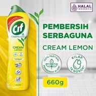 Cif cleanboast pembersih serbaguna cream lemon 660gr murah ampuh alk
