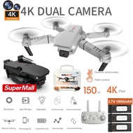 ✯BISA COD✯ NEW RC Drone E88 Max Dual Camera DRONE 4K CAMERA E88 Max Battery Combination Quadcopter A