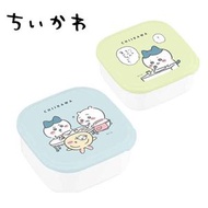 日本直送 - 日本製OSK Chiikawa 550ml 360ml 吉伊卡哇 午餐盒 儲物盒飯盒食物儲存盒便當盒 2 件套重疊 大,中, 平行進口 Chikawa Hachiware Usagi S