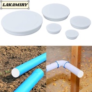 LAKAMIRY PVC Drainage Pipe Cap, Silicone Soft Sewer Decor Cover, Water Pipe Fitting Round Reusable D