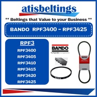 Bando Belt RPF 3400 3405 3410 3415 3420 3425 ( 13 x 990 1000 1015 1030 1040 1055 )