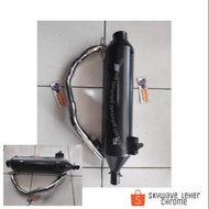 UA507 NEW Knalpot Standar Racing Suzuki Skywave knalpot Skywave leher