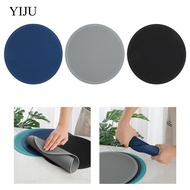 [YIJU] Drying Placemat Anti Scald Coaster 11.81 inch Round Pot Holder Silicone Microwave Mat for Hot