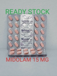 READY STOCK MIDOLAM 15 MG MIDOREST 15 MG VITAMIN 1 PAPAN 10 TABLETS 5 PAPAN 50 TABLETS 10 PAPAN 100 