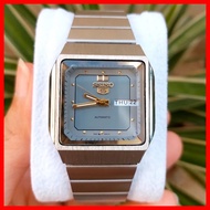 ĐỒNG HỒ PIN KIM TRÔI  - [ ĐỒNG HỒ HÀNG HIỆU ] Đồng hồ nam Seiko mặt vuông dây thép Size 36mm