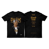 Fakelab Tshirt Tupac Black Legend Hip Hop Rapper/Ts Thug Life/Kaos