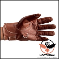 25cm 2-layer leather gloves for training owls, eagles, chirping and parrots BOP Falconry