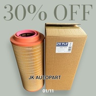 (KAS-375) Air Filter For Pump Outside + Inside KAS375 K-FLO Genuine COMPRESSER Inner Hole 6 Inches W