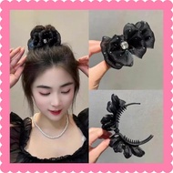 Bubble crab hair clip with rhinestones, elegant design for women K82
