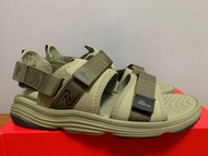 全新 Newbalance涼鞋/拖鞋 US9號 軍綠色 SDL750O2