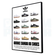 Adidas Hypebeast Poster - Adidas OG Shoes Frameblock