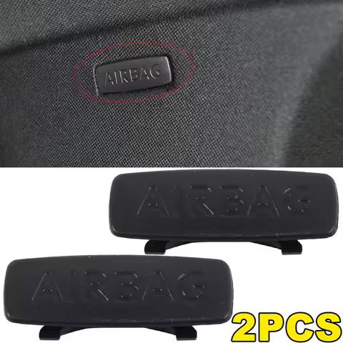 For VW Jetta A5 A6 MK5 Golf 5 6 7 GTI Passat B6 B7 CC Polo 1/2Pcs A B C Pillar Airbag Emblem Cap 3C0