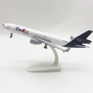 scale aircraft 20cm Air Fedex Express MD-11 Diecast Alloy Metal Airplane Model With Wheels Landing G