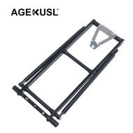 AGEKUSL Bicycle Rear Rack Rear Rack Alloy Rack Easywheel Cargo Rack Use For Brompton Cline Pline 3sixty Pikes Folding Bike