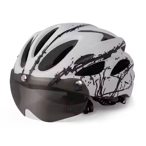 Bike Helmet Cycling Protective Helmet Helmet Cycling Helmet for Adult Men Women Protective Helmet wi