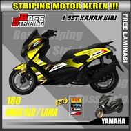 STICKER MOTOR STRIPING NMAX LAMA N-MAX LAMA KODE M180 STIKER MOTOR SETRIPING LIST VARIASI YAMAHA NMA
