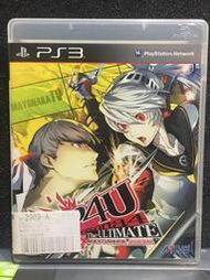 自有收藏 日本版 SONY PS3遊戲光碟 女神異聞錄4 終極深夜鬥技場 Persona4 P4