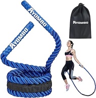 Weighted Jump Rope,Weighted Jump Rope for Women and Men,Battle Ropes for Home Gym and Outdoor Exercise Training,Improve Muscle Strength Lasting Power and Physical Flexibility,Cardio Exercise Fitness