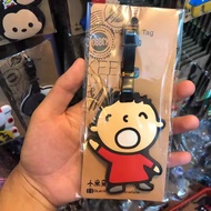 HRJQ Fujiya Boarding Consignment Pass Milk Girl Big Mouth Luggage Tag Boarding Pass