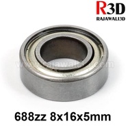 Up Ball Bearing 688Zz 688Z Miniature 8X16X5Mm Steel